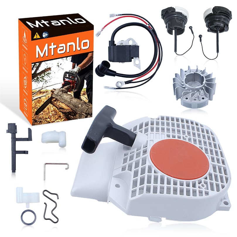 Amazon.com : Mtanlo Flywheel Ignition Coil Recoil Starter Kit For